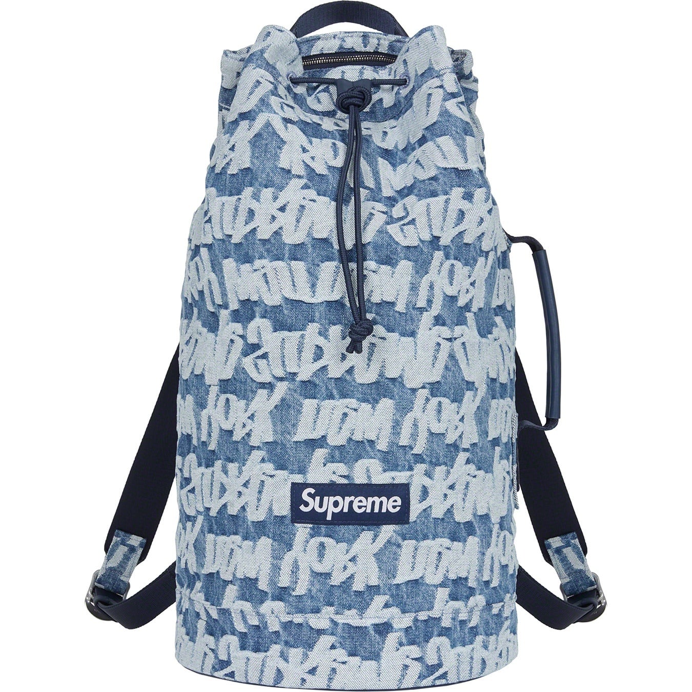 Fat Tip Jacquard Denim Backpack view 11